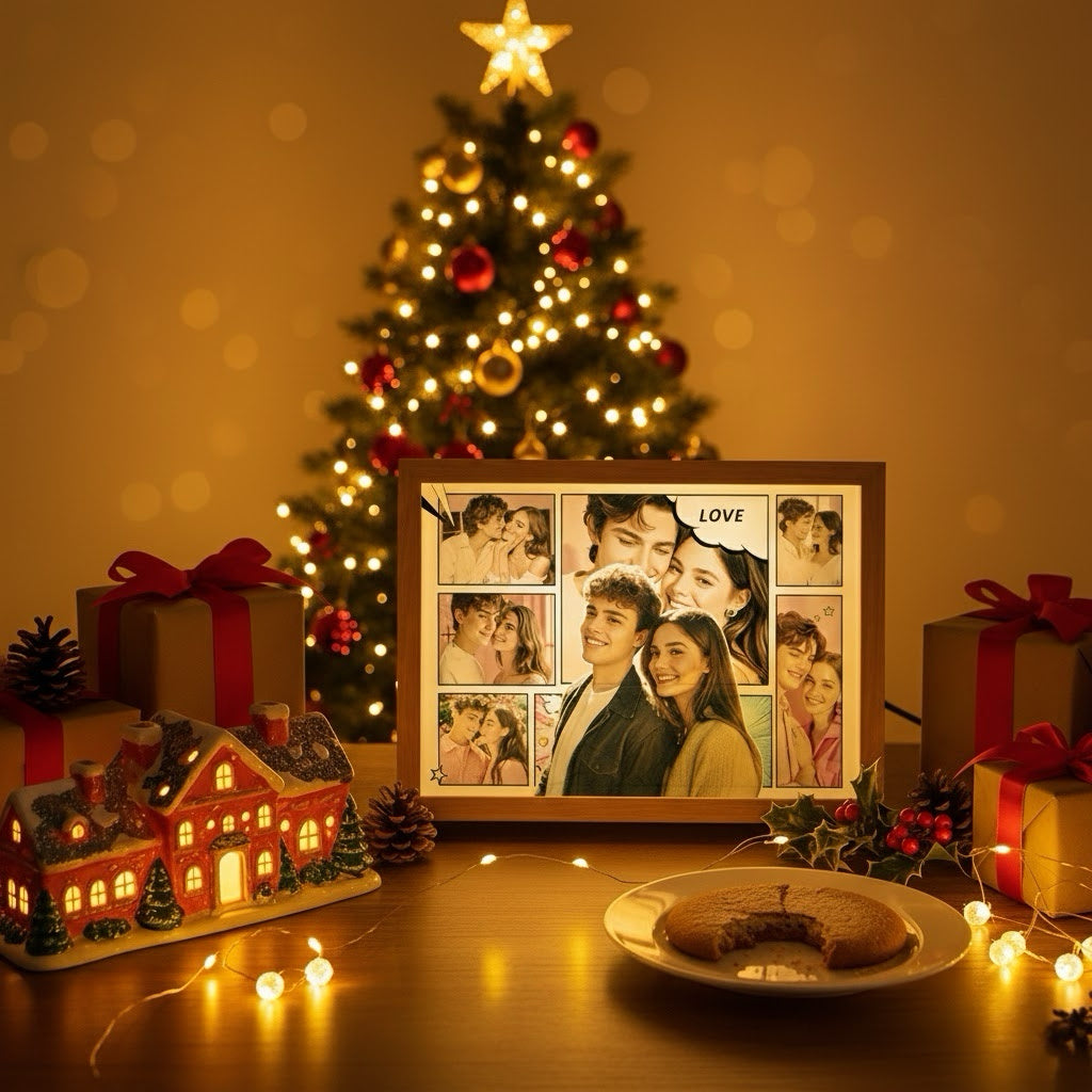 Custom Photo Collage Night Light