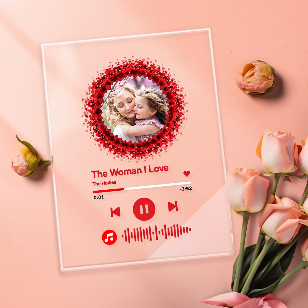 Custom Photo Music Code Night Light
