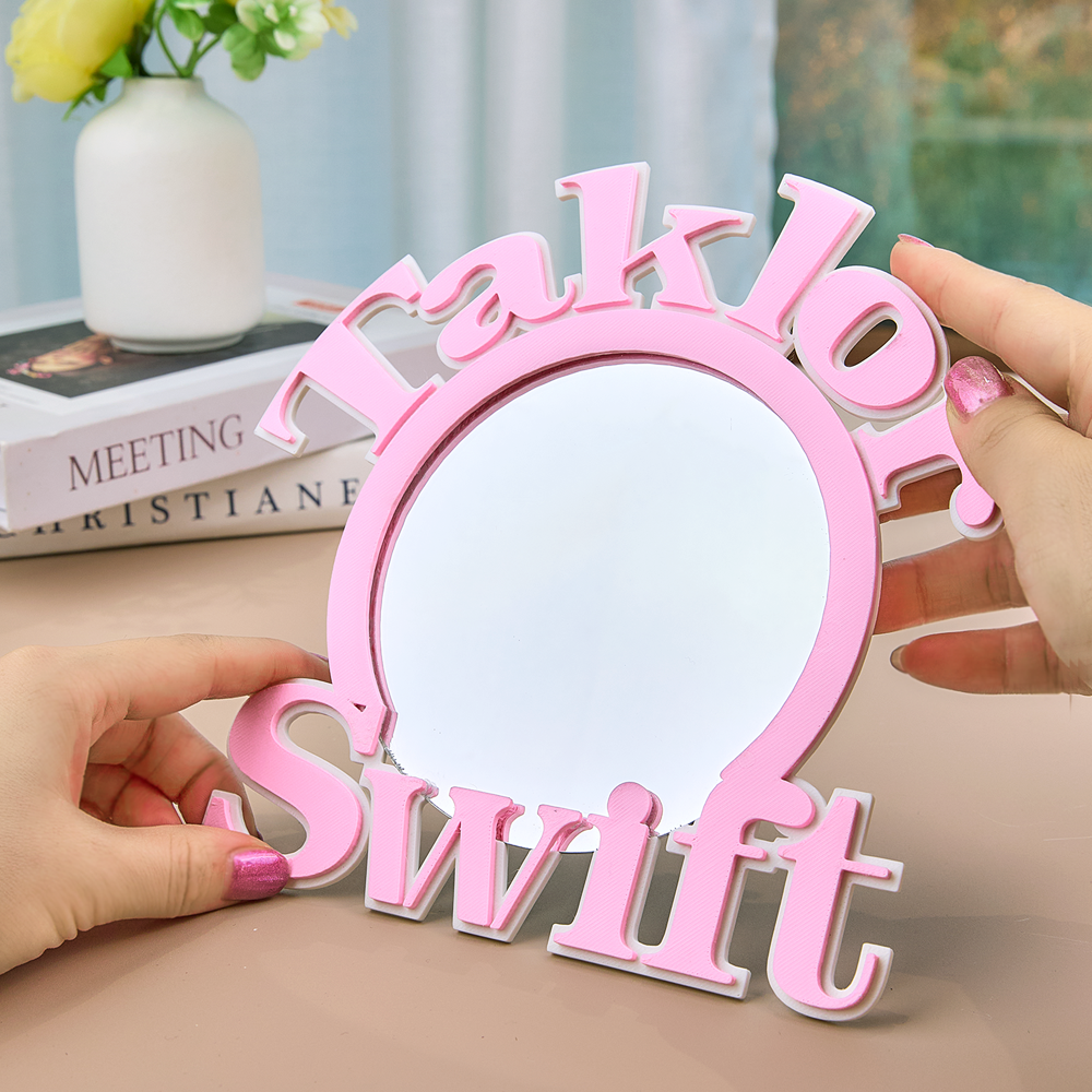 Personalized Text Makeup Mirror Light