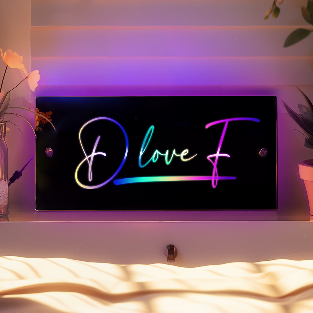 Personalized Name Light Up Mirror