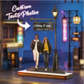 Personalized Couple Wooden Night Light