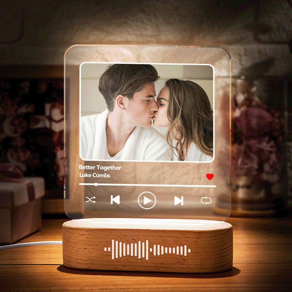 Custom Scannable Music Keychain Night Light