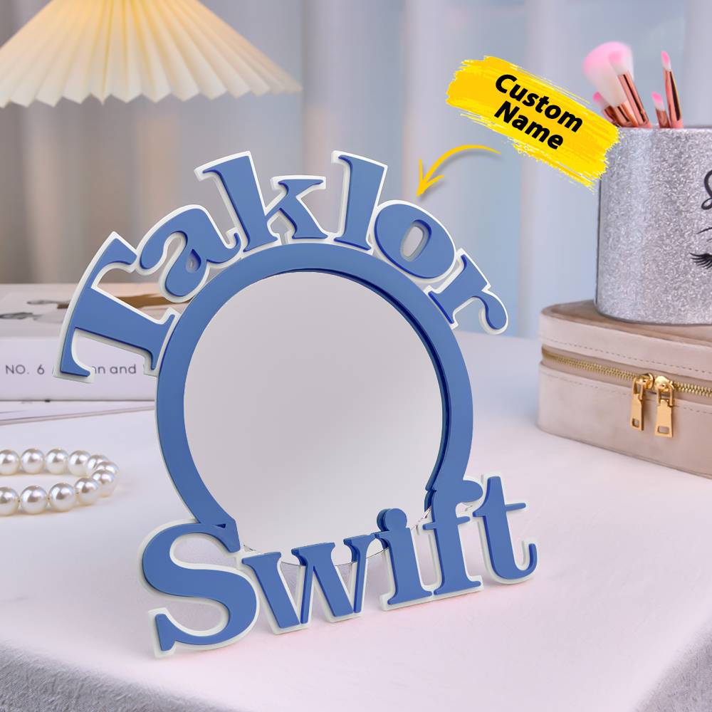 Personalized Text Makeup Mirror Light
