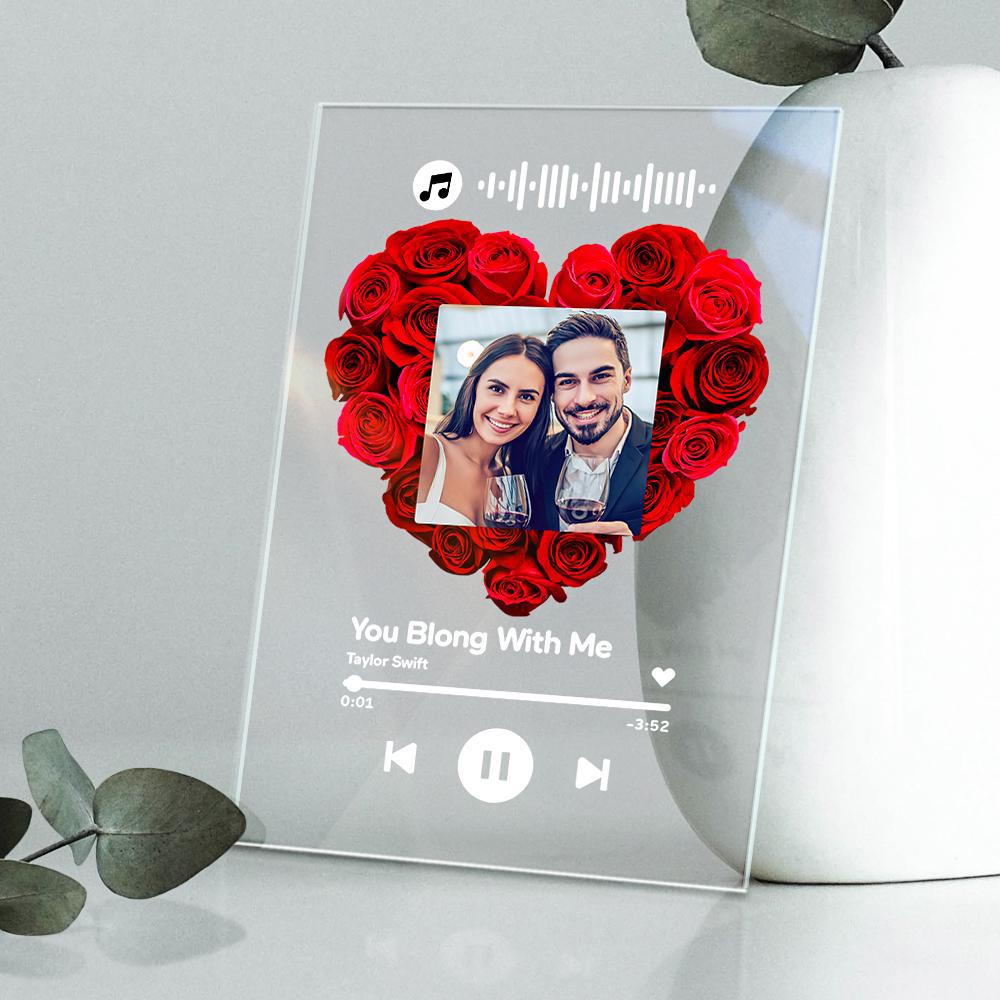 Custom Rose Plaque Night Light