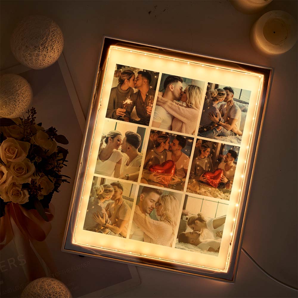 Custom Photo Collage Night Light