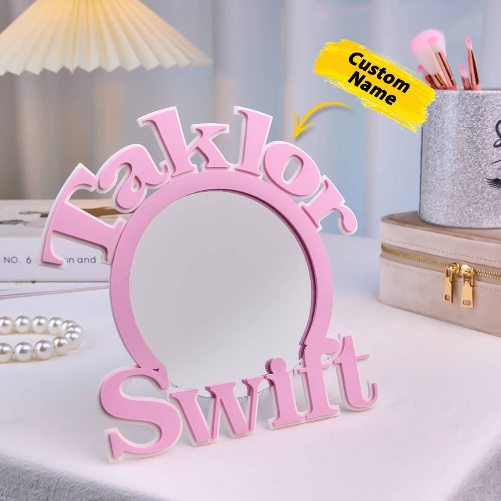 Personalized Text Makeup Mirror Light