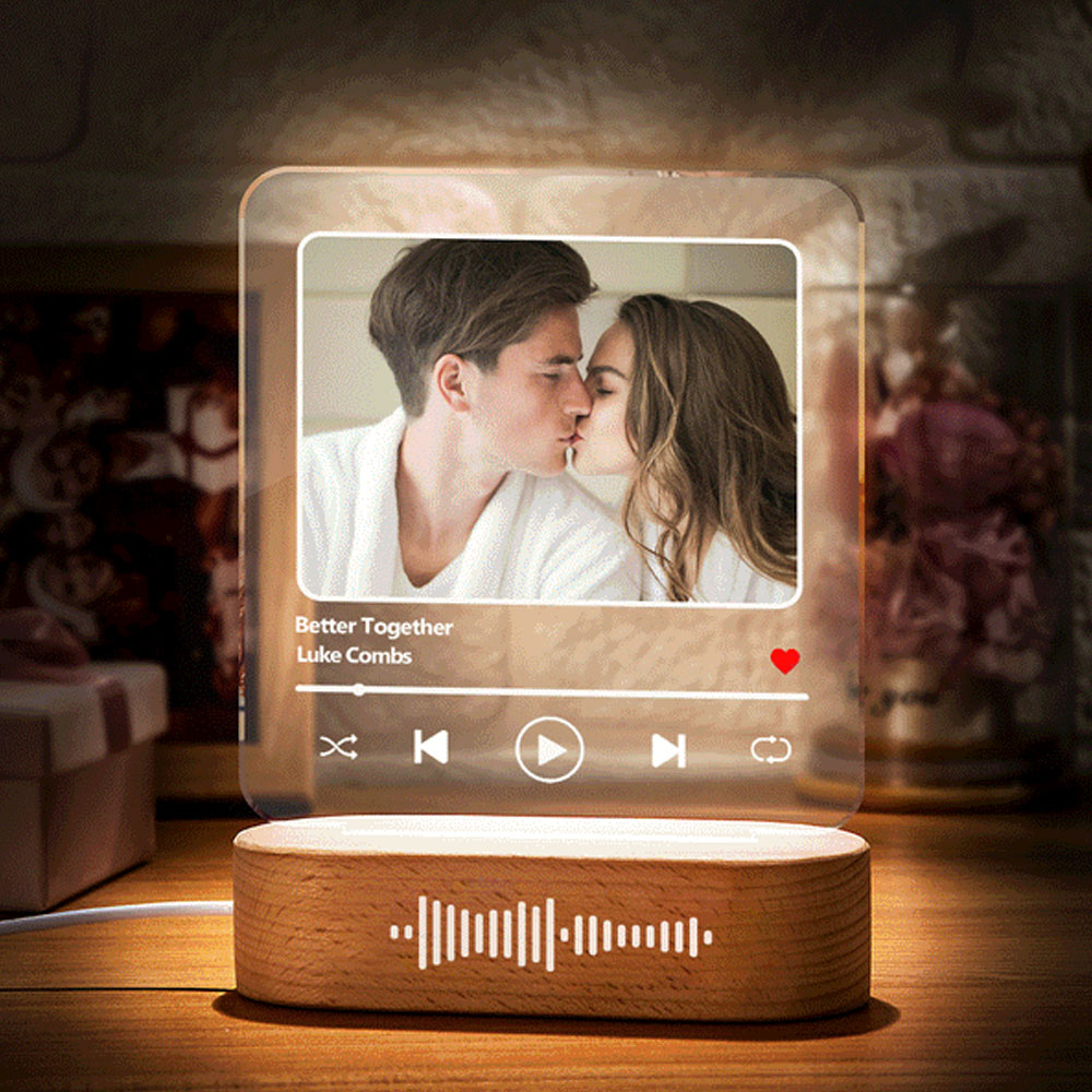 Custom Scannable Music Keychain Night Light