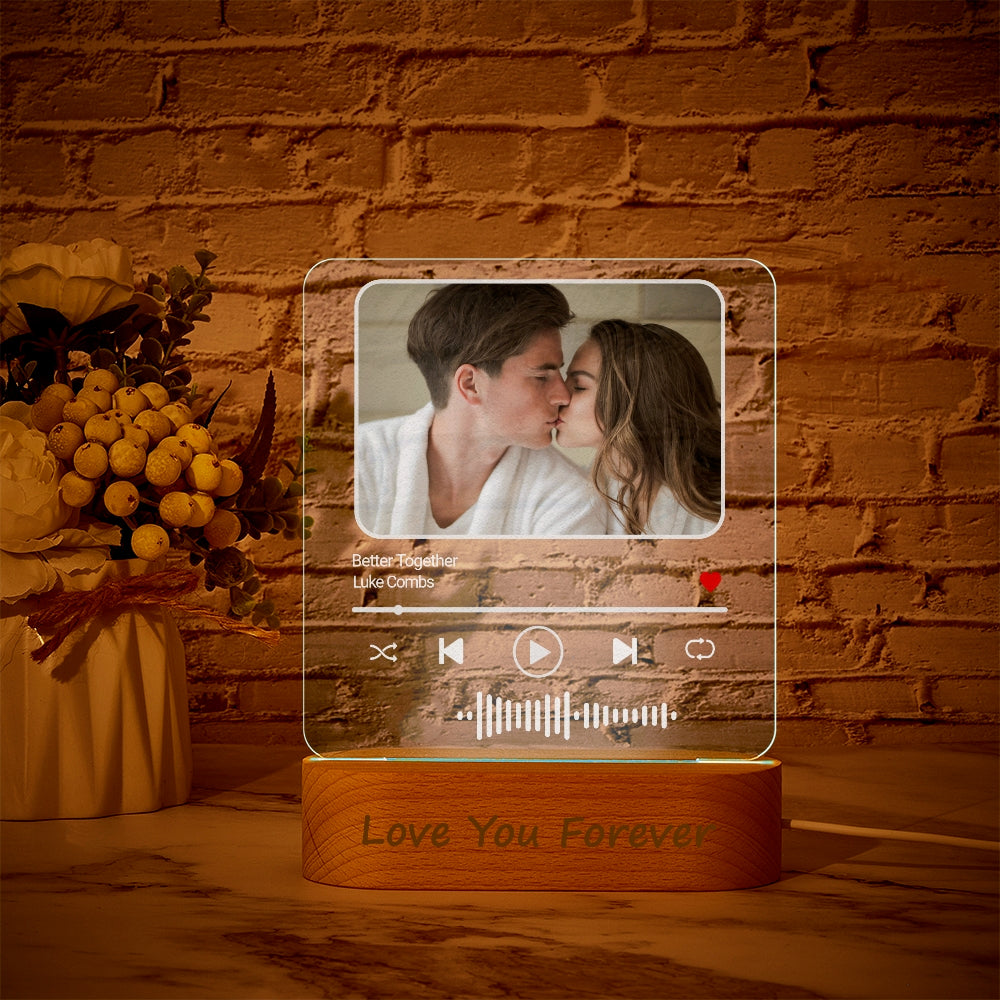 Custom Music Code Seven Color Night Light