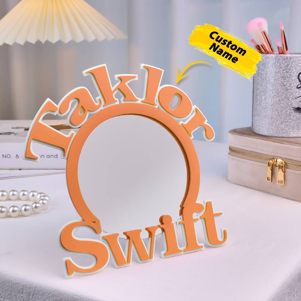 Personalized Text Makeup Mirror Light
