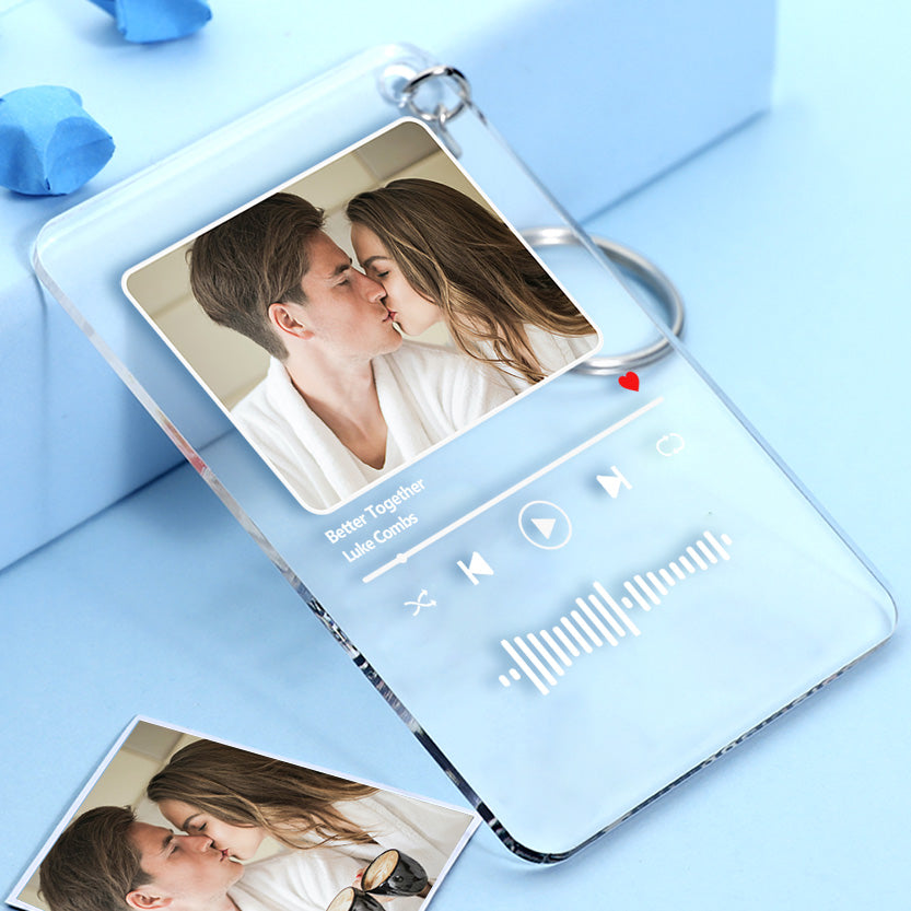 Custom Scannable Music Keychain Night Light