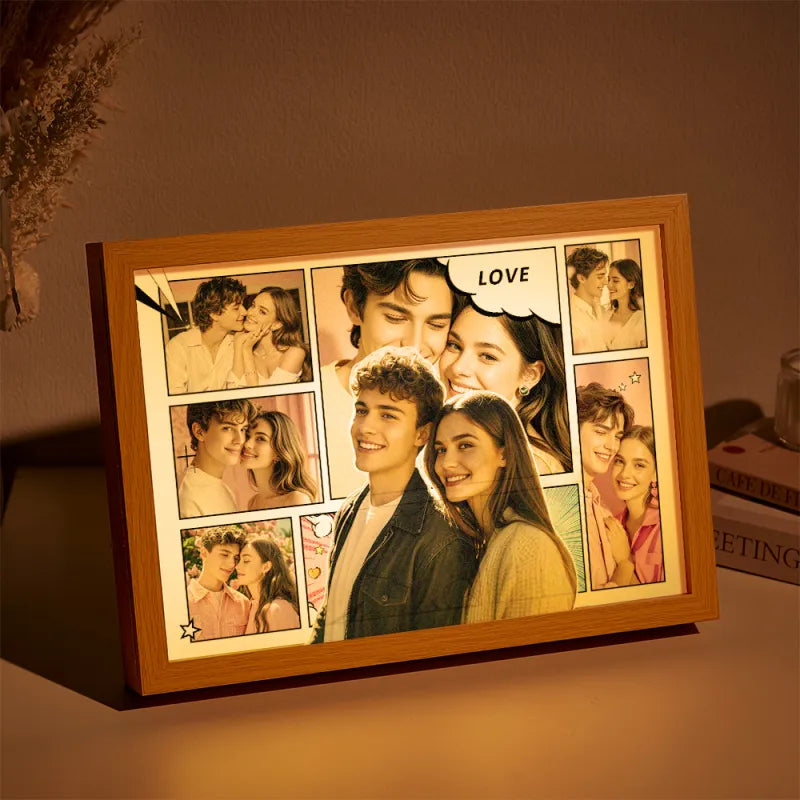 Custom Photo Collage Night Light