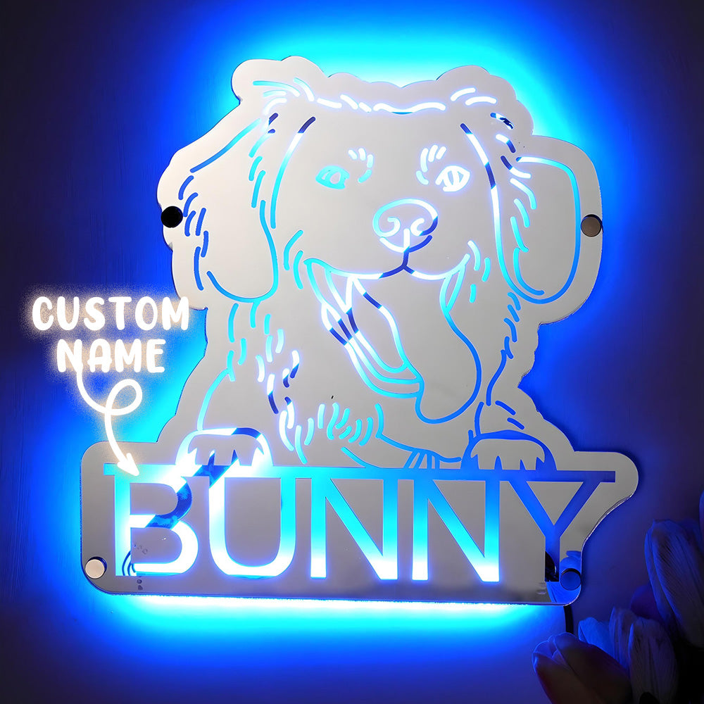 Personalized Pet Photo Mirror Light