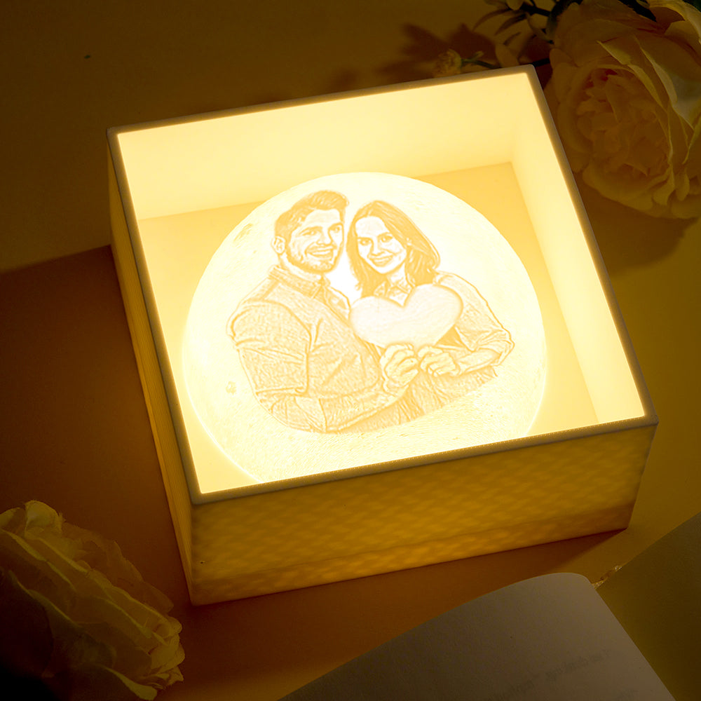 3D Printed Photo Moon Light
