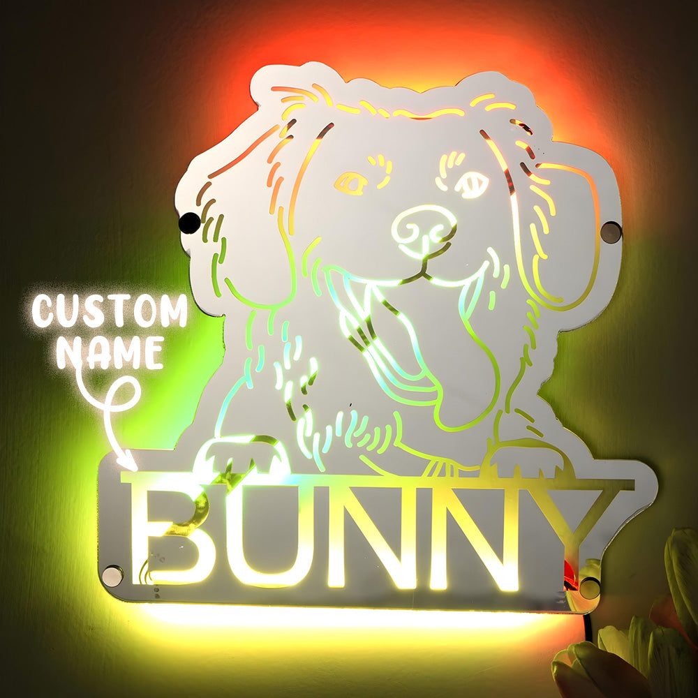 Personalized Pet Photo Mirror Light