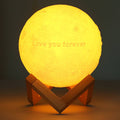 Custom Text Moon Night Light