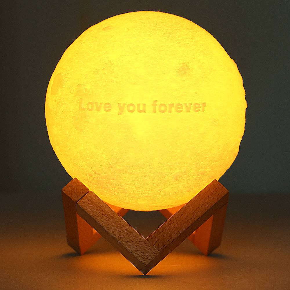 Custom Text Moon Night Light
