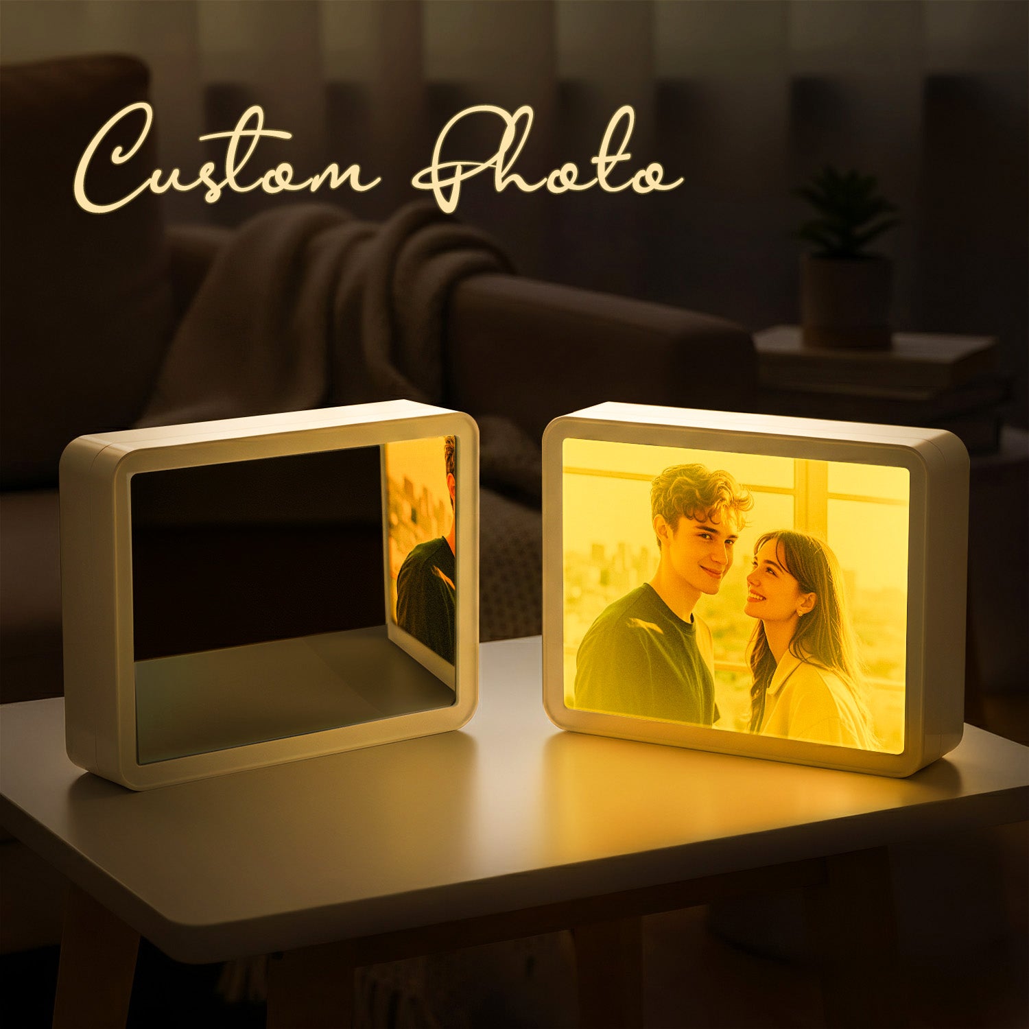 Custom Line Art Photo Lamp