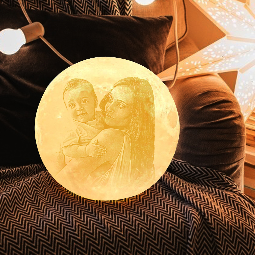 Custom Photo Moon Night Light