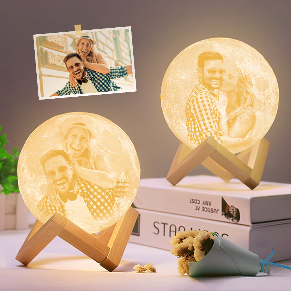 Custom Photo Moon Night Light