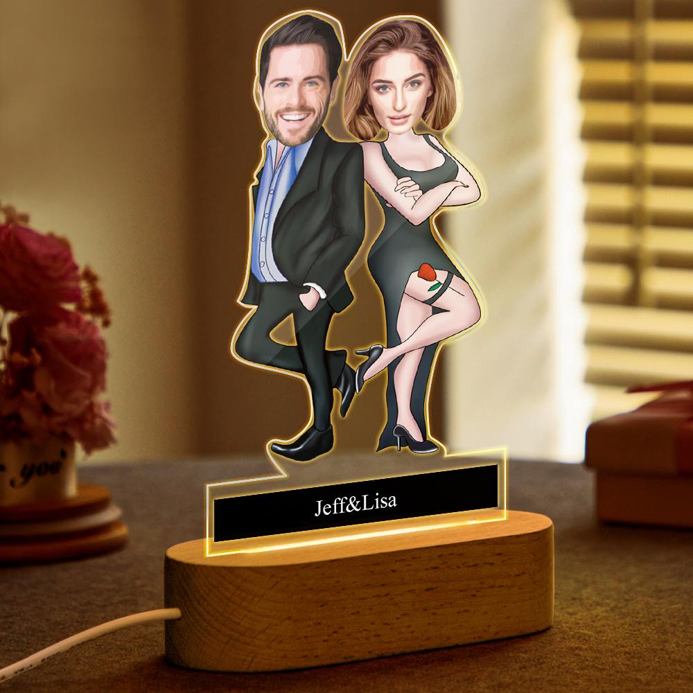 Personalized Comic Night Light