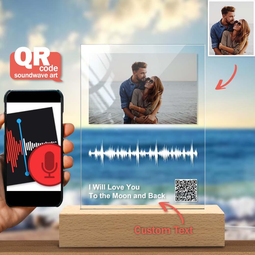 Photo QR Sound Wave Night Light