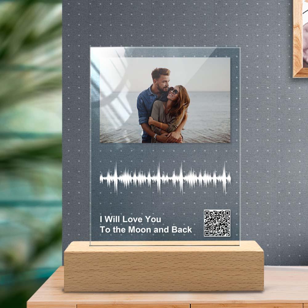 Photo QR Sound Wave Night Light