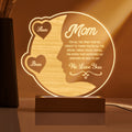 Engraved Crescent Moon Night Light