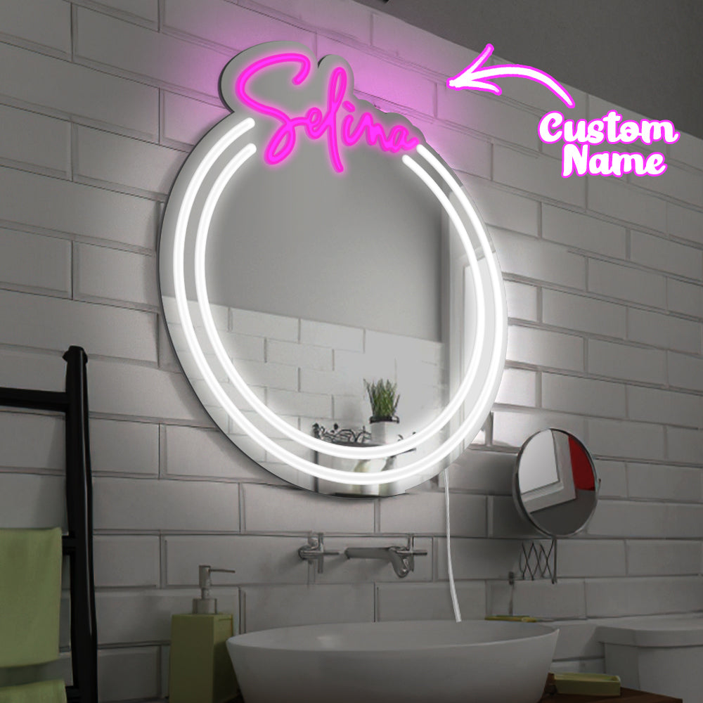 Custom Color Neon Mirror Light