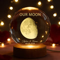 Personalized Moon Phase Crystal Night Light