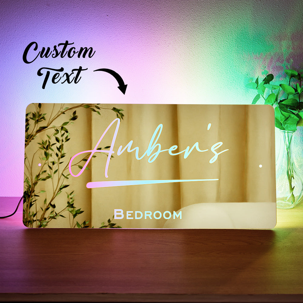 Personalized Name Light Up Mirror