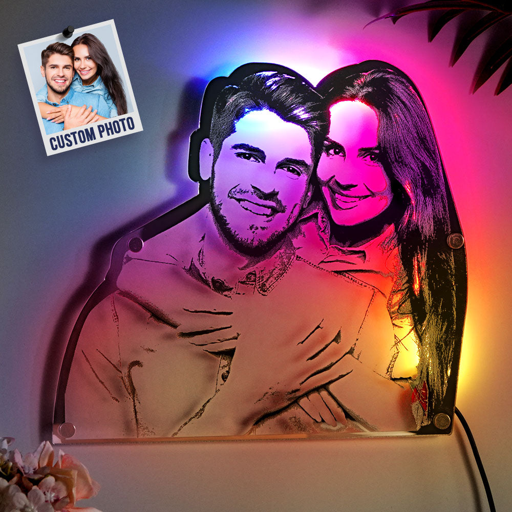 Personalized Portrait Mirror Light