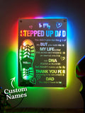 Stepped Up Dad Mirror Light