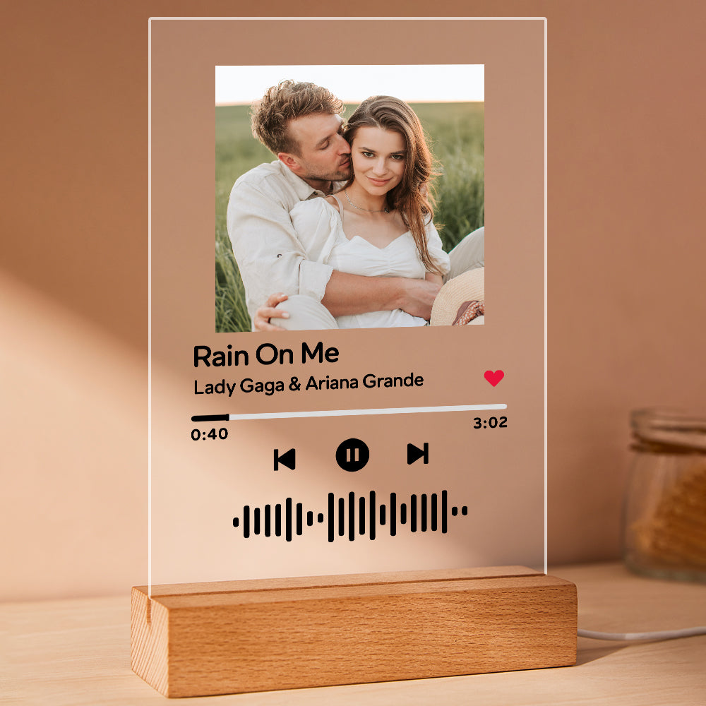 Personalized Music Album Night Light 15x22CM