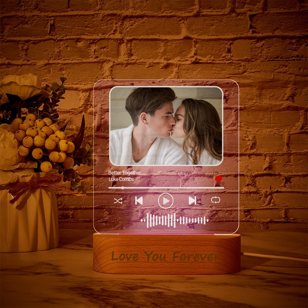 Custom Music Code Seven Color Night Light