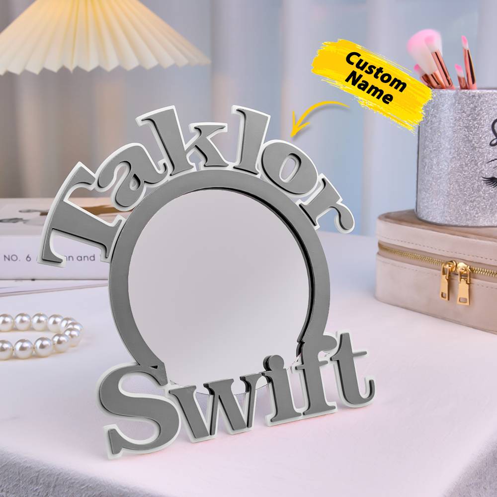 Personalized Text Makeup Mirror Light