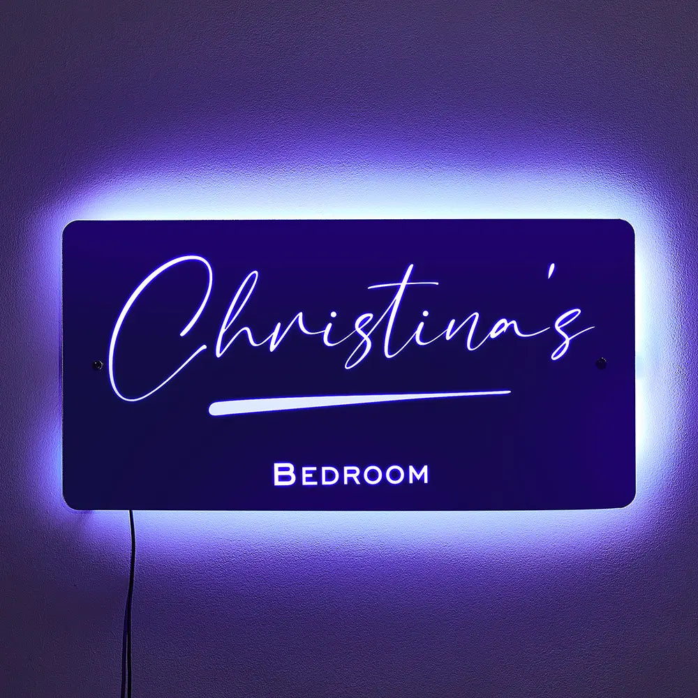 Personalized Name Light Up Mirror