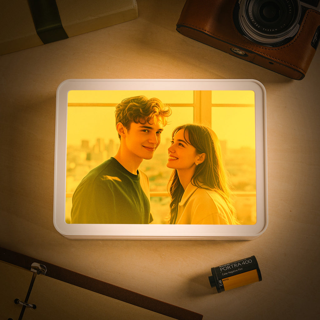 Custom Line Art Photo Lamp