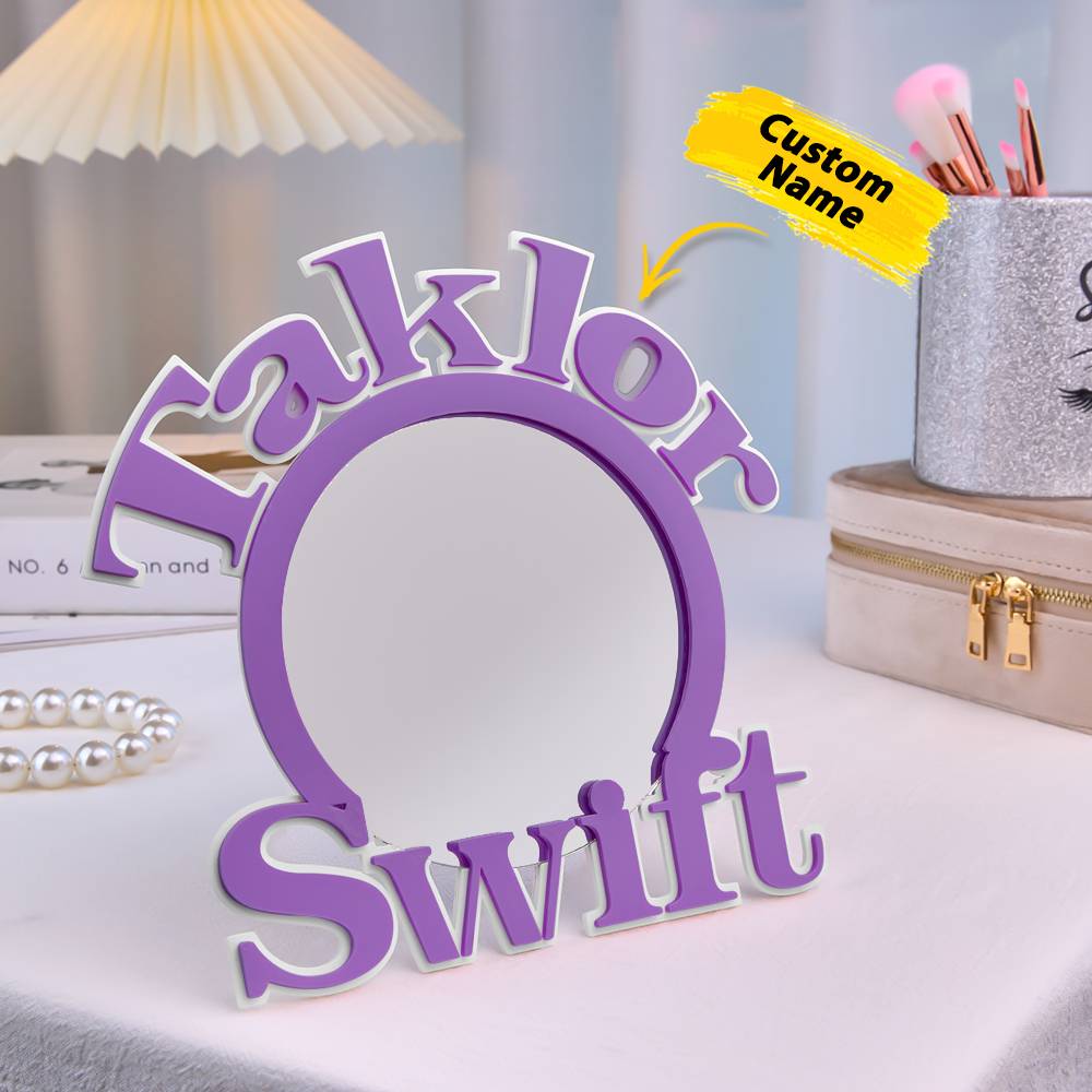 Personalized Text Makeup Mirror Light