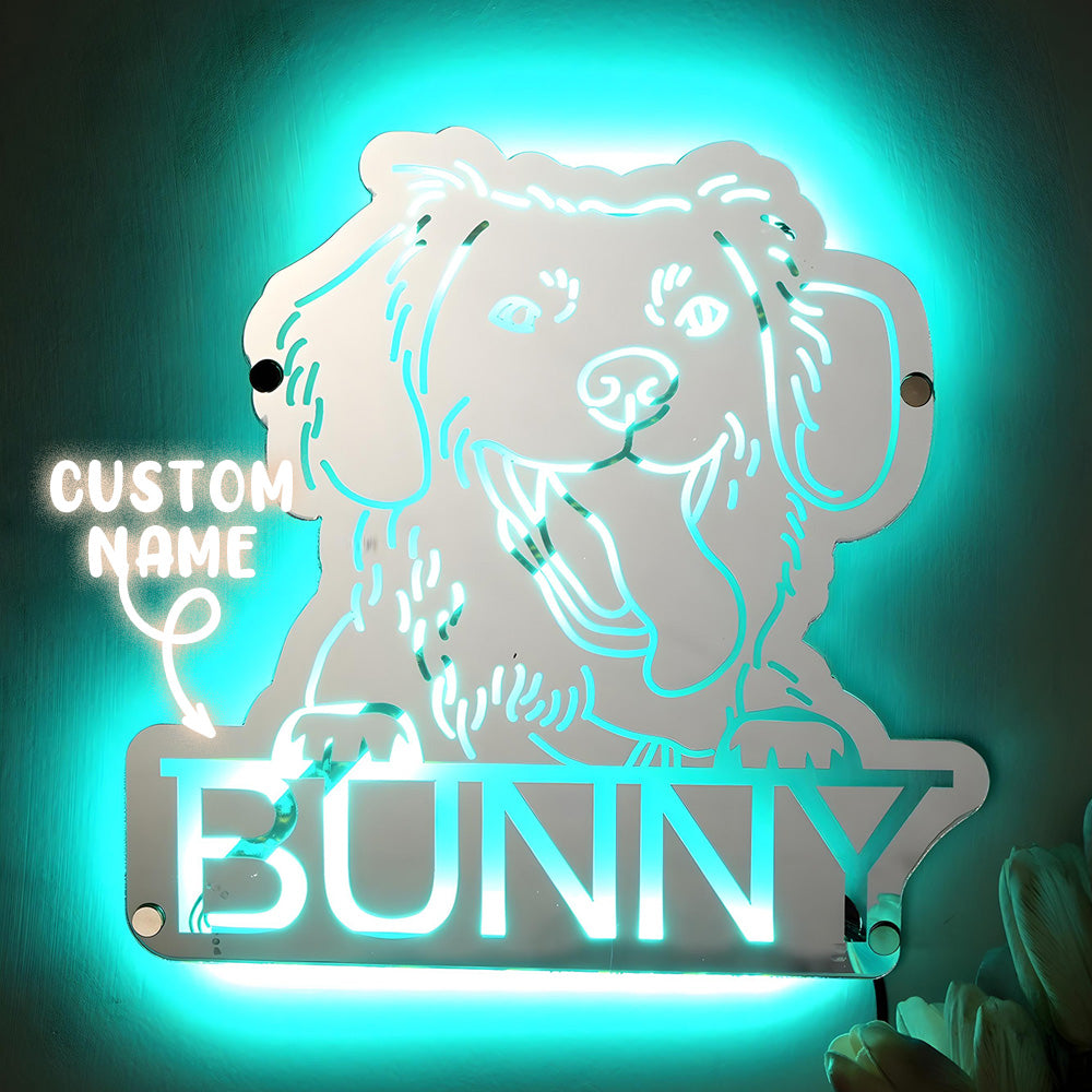 Personalized Pet Photo Mirror Light