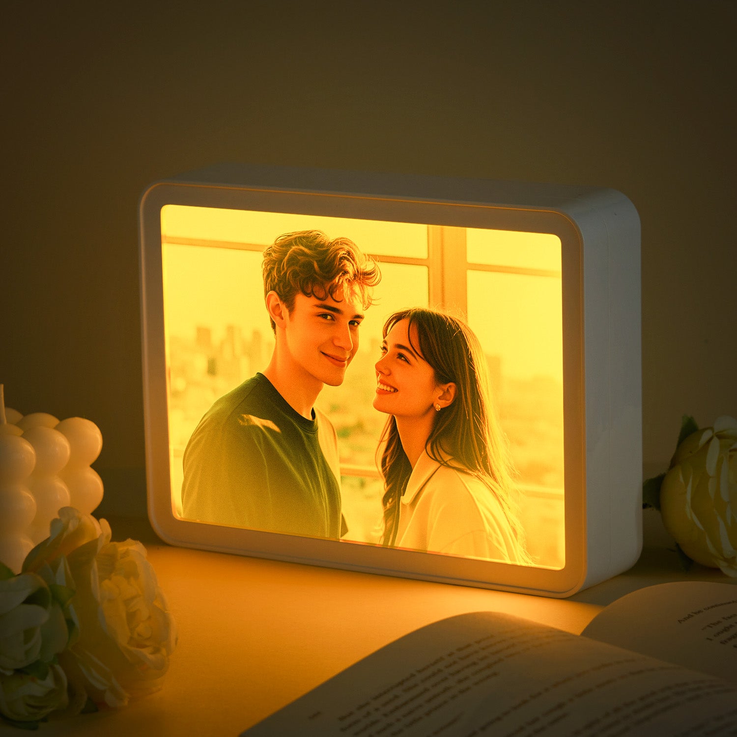Custom Line Art Photo Lamp