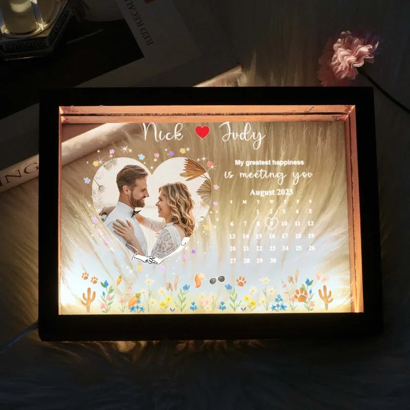 Personalized Photo Frame Night Light