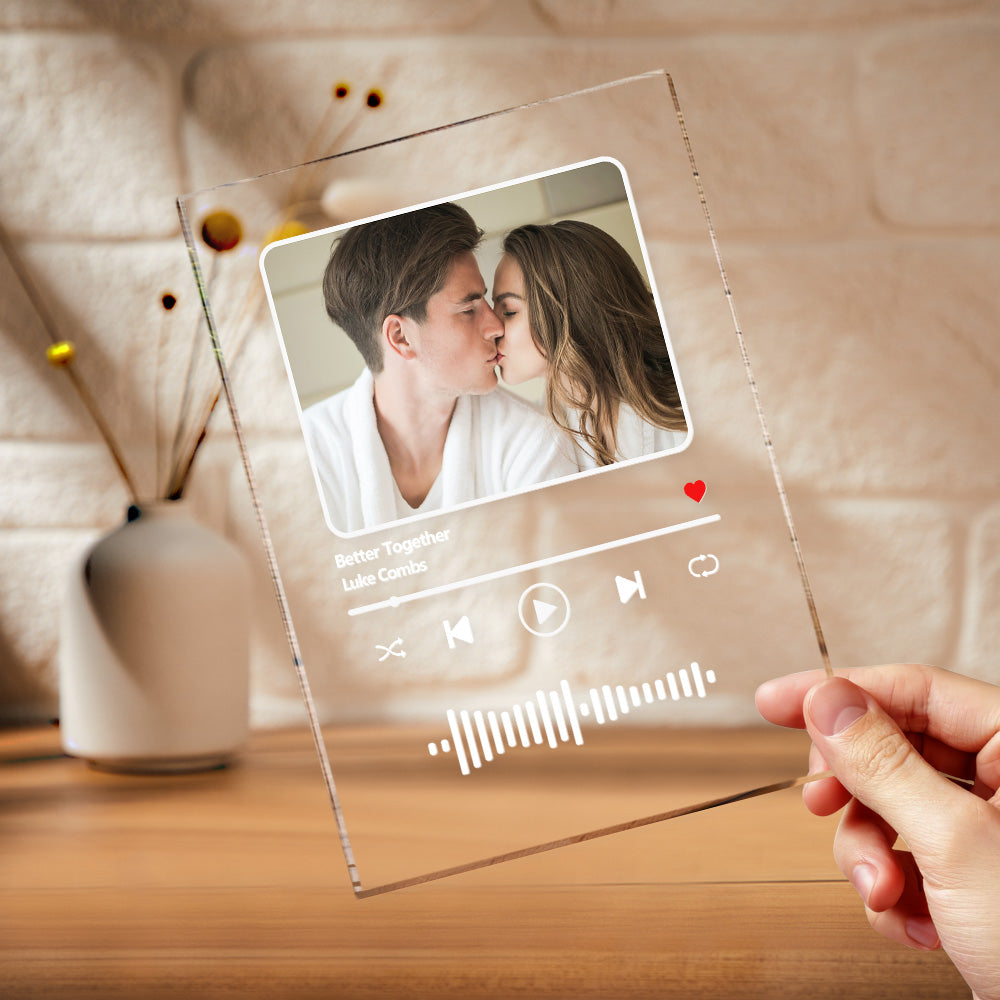 Custom Scannable Music Keychain Night Light