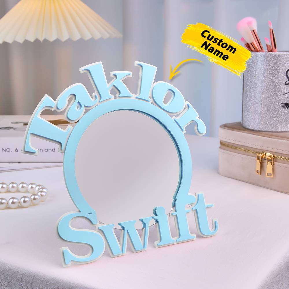 Personalized Text Makeup Mirror Light