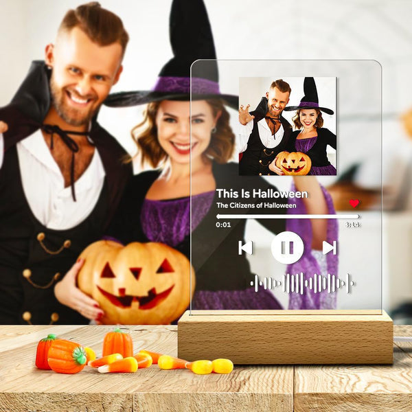 Custom Scannable Music Plaque Night Light
