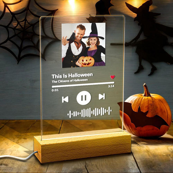 Custom Scannable Music Plaque Night Light