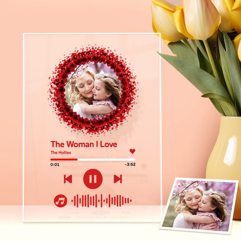 Custom Photo Music Code Night Light