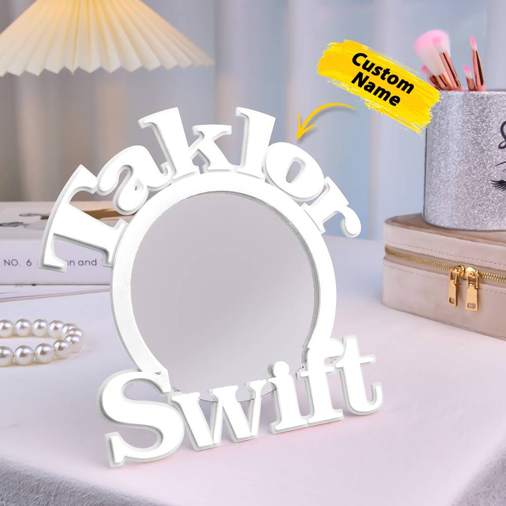Personalized Text Makeup Mirror Light