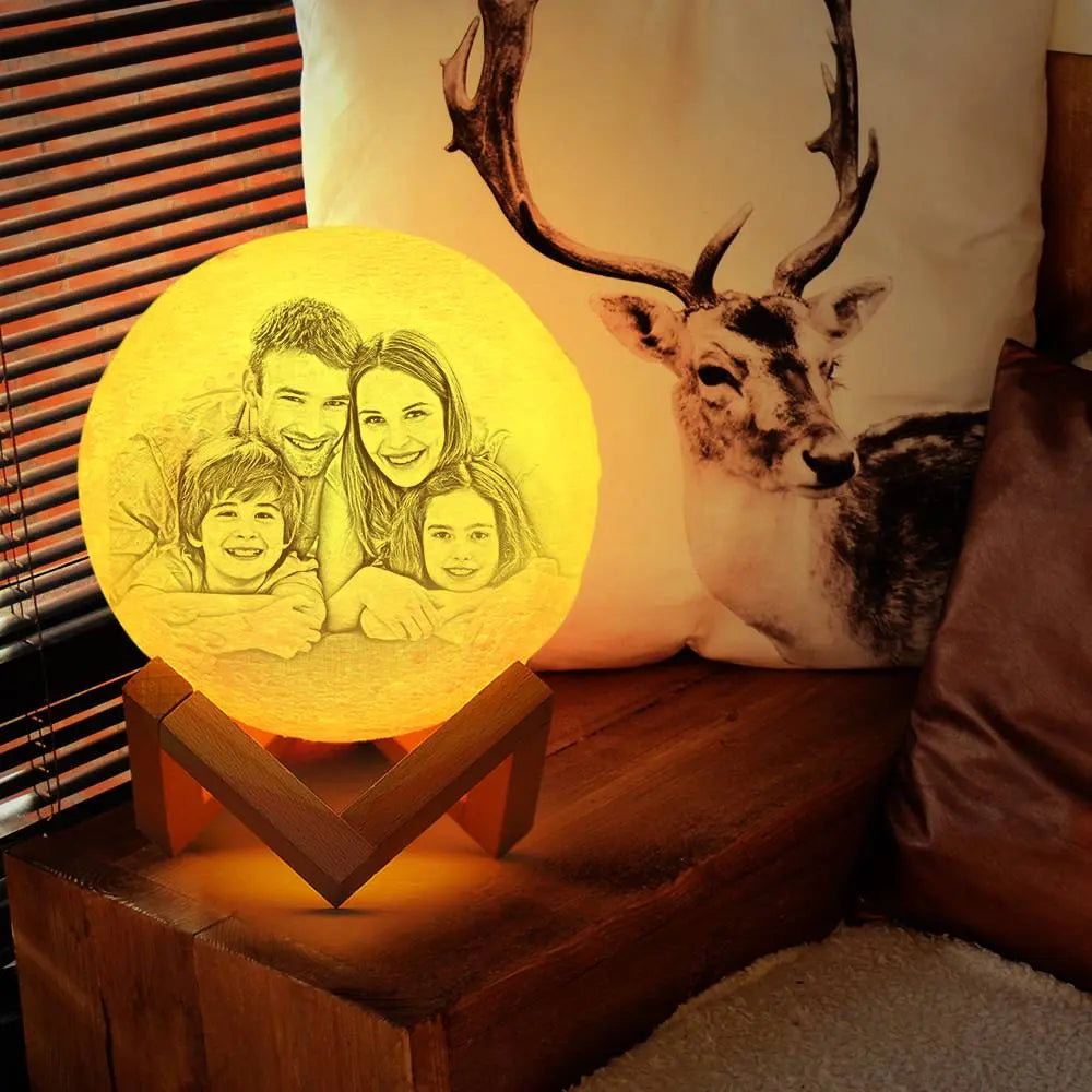 3D Printed Lunar Moon Lamp