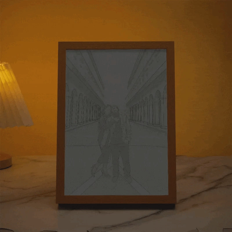 Photo Frame Mirror Light